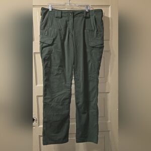 5.11 Tactical Stryke Women's TDU Green Cargo Work Pants Size: 18 Long